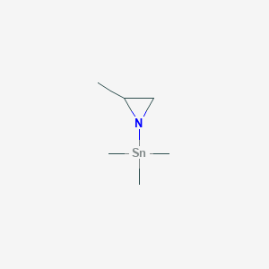 molecular formula C6H15NSn B15463927 2-Methyl-1-(trimethylstannyl)aziridine CAS No. 58540-19-5