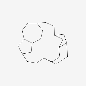 molecular formula C24H40 B15463931 Pentacyclo[13.3.2.26,10.13,18.19,12]tetracosane CAS No. 60829-13-2