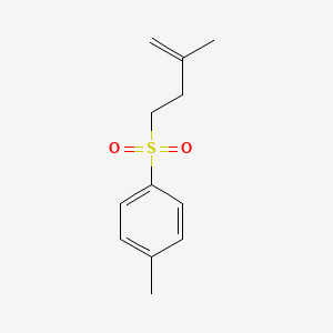 molecular formula C12H16O2S B15464057 Benzene, 1-methyl-4-[(3-methyl-3-butenyl)sulfonyl]- CAS No. 59555-67-8