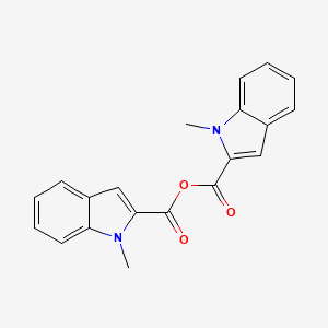 molecular formula C20H16N2O3 B15464066 1H-Indole-2-carboxylic acid, 1-methyl-, anhydride CAS No. 60681-07-4