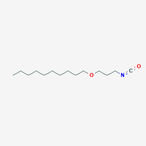 molecular formula C14H27NO2 B15464069 1-(3-Isocyanatopropoxy)decane CAS No. 60852-90-6