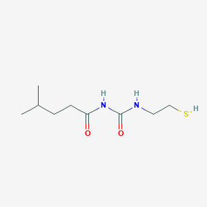 Pentanamide, N-[[(2-mercaptoethyl)amino]carbonyl]-4-methyl-