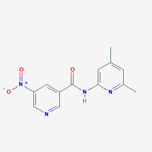 molecular formula C13H12N4O3 B15464118 N-(4,6-Dimethylpyridin-2-yl)-5-nitropyridine-3-carboxamide CAS No. 60524-36-9