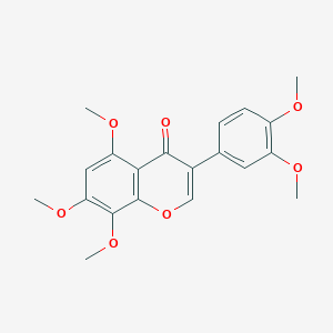 3-(3,4-Dimethoxyphenyl)-5,7,8-trimethoxy-4H-1-benzopyran-4-one