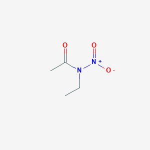 molecular formula C4H8N2O3 B15464214 Acetamide, N-ethyl-N-nitro- CAS No. 59476-44-7