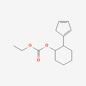 2-(Cyclopenta-1,3-dien-1-yl)cyclohexyl ethyl carbonate