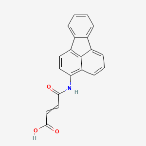 molecular formula C20H13NO3 B15464231 4-[(Fluoranthen-3-yl)amino]-4-oxobut-2-enoic acid CAS No. 60354-77-0