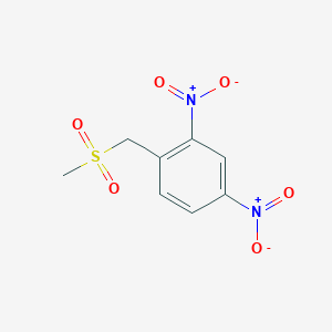 1-[(Methanesulfonyl)methyl]-2,4-dinitrobenzene