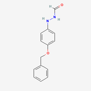 molecular formula C14H14N2O2 B15464346 N'-[4-(Benzyloxy)phenyl]formohydrazide CAS No. 58132-23-3