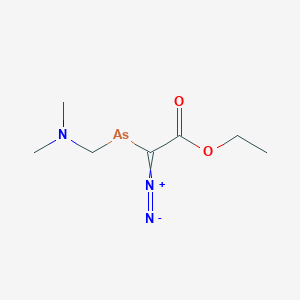 molecular formula C7H13AsN3O2 B15464354 CID 71444197 