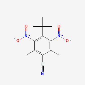 4-(tert-Butyl)-2,6-dimethyl-3,5-dinitrobenzonitrile