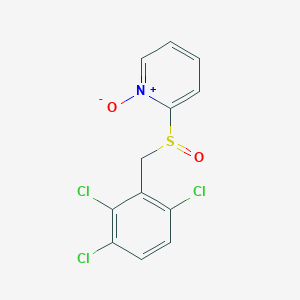 1-Oxo-2-[(2,3,6-trichlorophenyl)methanesulfinyl]-1lambda~5~-pyridine