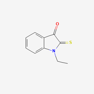 1-Ethyl-2-sulfanylidene-1,2-dihydro-3H-indol-3-one