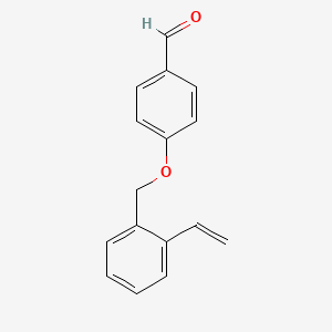 4-[(2-Ethenylphenyl)methoxy]benzaldehyde