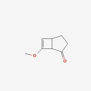 molecular formula C8H10O2 B15464416 7-Methoxybicyclo[3.2.0]hept-6-en-2-one CAS No. 57337-65-2