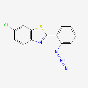 2-(2-Azidophenyl)-6-chloro-1,3-benzothiazole