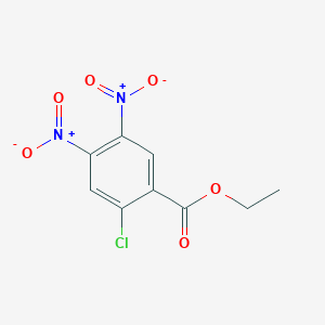 molecular formula C9H7ClN2O6 B15464469 Ethyl 2-chloro-4,5-dinitrobenzoate CAS No. 59504-26-6