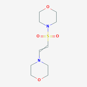 molecular formula C10H18N2O4S B15464495 4-[2-(Morpholine-4-sulfonyl)ethenyl]morpholine CAS No. 60538-10-5