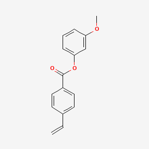 molecular formula C16H14O3 B15464507 3-Methoxyphenyl 4-ethenylbenzoate CAS No. 60356-34-5