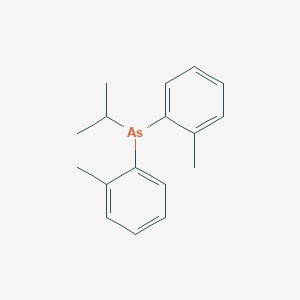 Bis(2-methylphenyl)(propan-2-yl)arsane