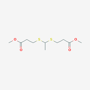 Dimethyl 3,3'-(ethane-1,1-diyldisulfanediyl)dipropanoate