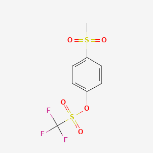 4-(Methanesulfonyl)phenyl trifluoromethanesulfonate