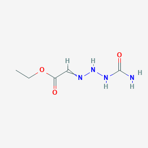 molecular formula C5H10N4O3 B15464662 Ethyl (3-carbamoyltriazan-1-ylidene)acetate CAS No. 57041-78-8