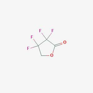 molecular formula C4H2F4O2 B15464671 2(3H)-Furanone, 3,3,4,4-tetrafluorodihydro- CAS No. 58816-74-3