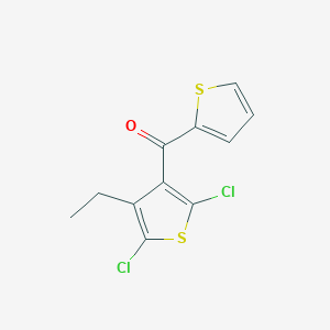 (2,5-Dichloro-4-ethylthiophen-3-yl)(thiophen-2-yl)methanone