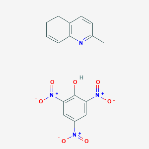 2-Methyl-5,6-dihydroquinoline;2,4,6-trinitrophenol