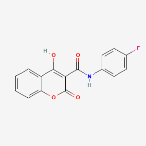 N-(4-Fluorophenyl)-4-hydroxy-2-oxo-2H-1-benzopyran-3-carboxamide