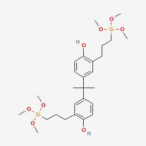 4,4'-(Propane-2,2-diyl)bis{2-[3-(trimethoxysilyl)propyl]phenol}