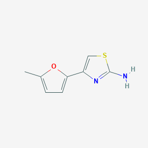 molecular formula C8H8N2OS B154648 4-(5-甲基呋喃-2-基)噻唑-2-胺 CAS No. 1634-46-4