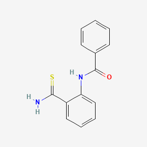 molecular formula C14H12N2OS B15464875 N-(2-Carbamothioylphenyl)benzamide CAS No. 59525-06-3