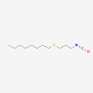 1-[(3-Isocyanatopropyl)sulfanyl]octane