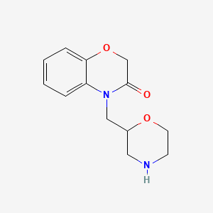 molecular formula C13H16N2O3 B15464922 2H-1,4-Benzoxazin-3(4H)-one, 4-(2-morpholinylmethyl)- CAS No. 57245-08-6