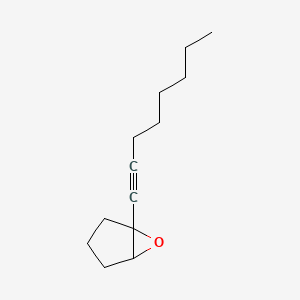 molecular formula C13H20O B15464943 1-(Oct-1-YN-1-YL)-6-oxabicyclo[3.1.0]hexane CAS No. 58149-20-5