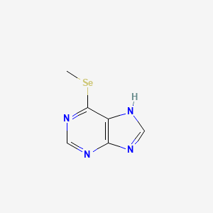 molecular formula C6H6N4Se B15464987 6-(Methylselanyl)-7H-purine CAS No. 58540-76-4