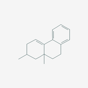 molecular formula C16H20 B15465042 2,10A-Dimethyl-1,2,3,9,10,10A-hexahydrophenanthrene CAS No. 60606-86-2