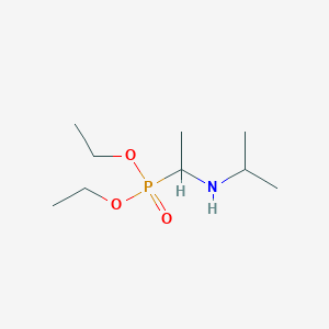 molecular formula C9H22NO3P B15465161 Diethyl {1-[(propan-2-yl)amino]ethyl}phosphonate CAS No. 59552-32-8