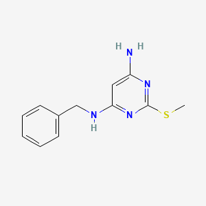 N~4~-Benzyl-2-(methylsulfanyl)pyrimidine-4,6-diamine