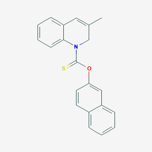 O-Naphthalen-2-yl 3-methylquinoline-1(2H)-carbothioate