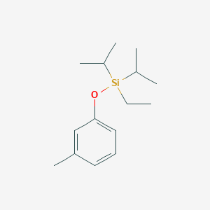 Ethyl(3-methylphenoxy)di(propan-2-yl)silane