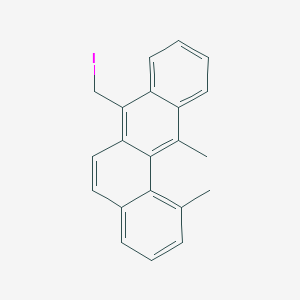 molecular formula C21H17I B15465237 7-(Iodomethyl)-1,12-dimethyltetraphene CAS No. 60786-50-7