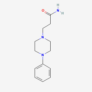 3-(4-Phenylpiperazin-1-yl)propanamide