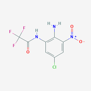 N-(2-Amino-5-chloro-3-nitrophenyl)-2,2,2-trifluoroacetamide