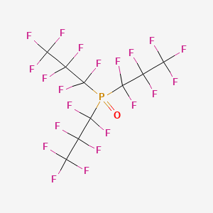 Tris(heptafluoropropyl)(oxo)-lambda~5~-phosphane