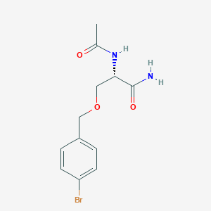 N~2~-Acetyl-O-[(4-bromophenyl)methyl]-L-serinamide