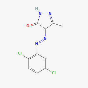 4-[(E)-(2,5-Dichlorophenyl)diazenyl]-5-methyl-2,4-dihydro-3H-pyrazol-3-one