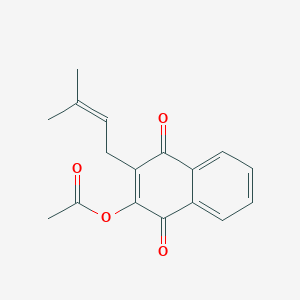 1,4-Naphthalenedione, 2-(acetyloxy)-3-(3-methyl-2-buten-1-yl)-